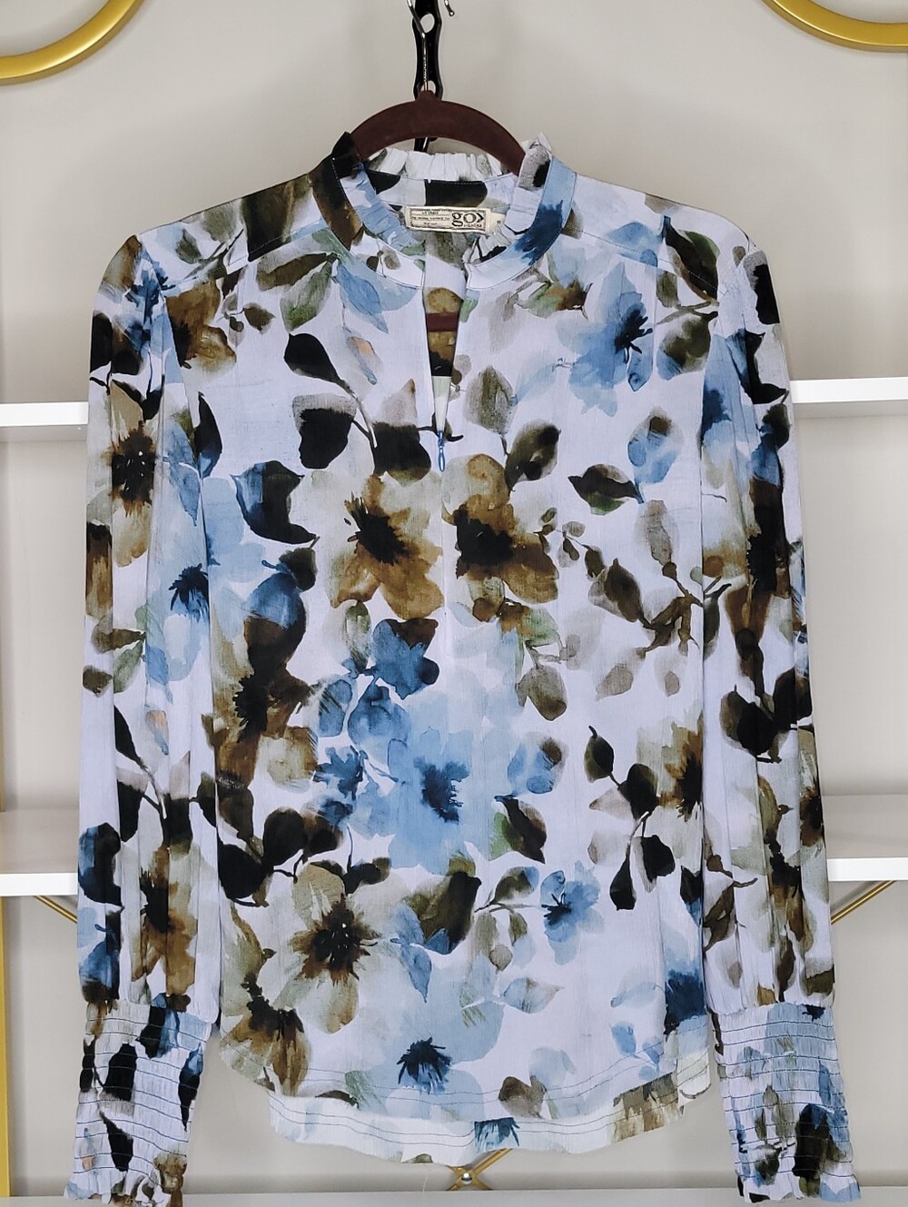 Go Silk Floral Blousr